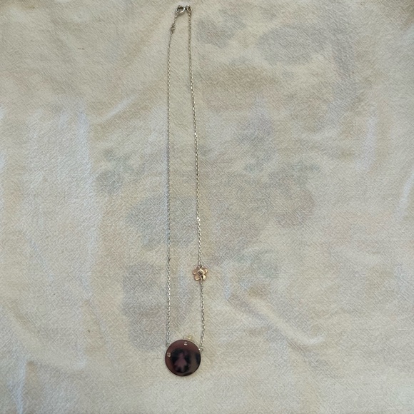 Silver Floral Parisian Necklace - Picture 4 of 5